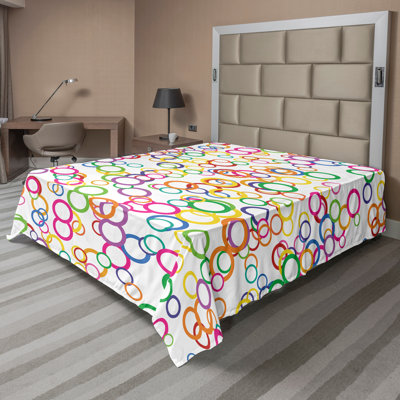 Ambesonne Autumn Top Flat Sheet Holiday Seasonal