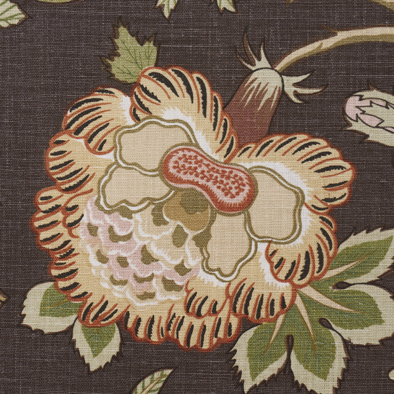 Tissu «Darsy Tree of Life», Sépia