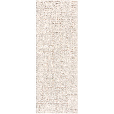 Kamarin Abstract Cream Area Rug