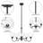 26" W 5-Light Dimmable Spider Chandelier-1030308659