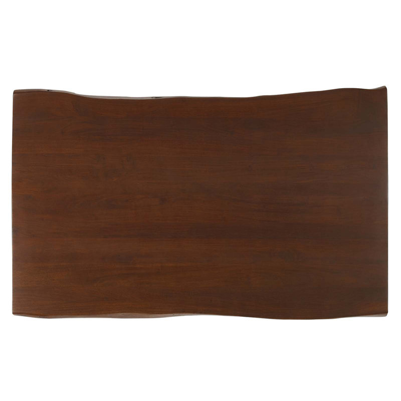 Ardor 60" Black Walnut Acacia Wood Dining Table with Hairpin Legs