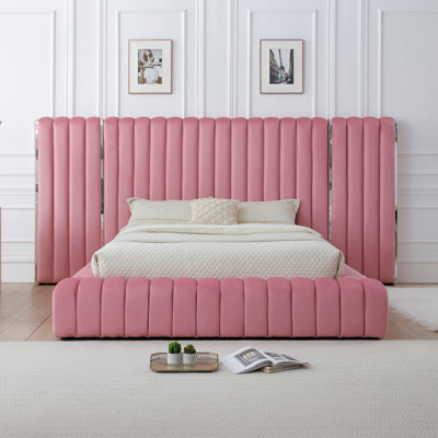 Lit plateforme tapissier Avalon