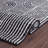 Rambo Modern Arch Pattern Stripe Area Rug Black/Ivory/Gray-100078663