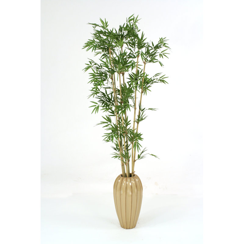 68'' Faux Bamboo Tree in Vase, Milu