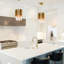 Lustre en cristal moderne et luxueux