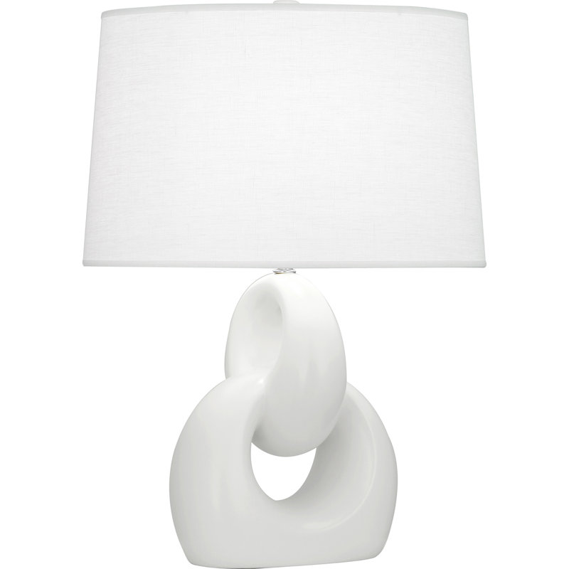 Fusion Table Lamp, Lily, 27" H x 11.25" W x 11.25" D