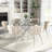 47in Round Glass Dining Set-2106270938-2106270939-2087754964