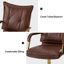 Gedrie Modern Faux Leather Swivel Office Chair-607770270-647542785