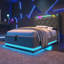 Lit de rangement rembourré avec DEL et prises de recharge-1136705957-1130182813
