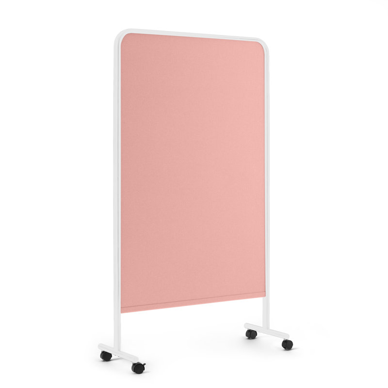 Panneau d'affichage en tissu de but, Blanc, Rosé