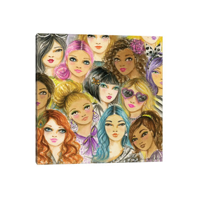 Bold and Bright Women 1 Piece Painting on Canvas