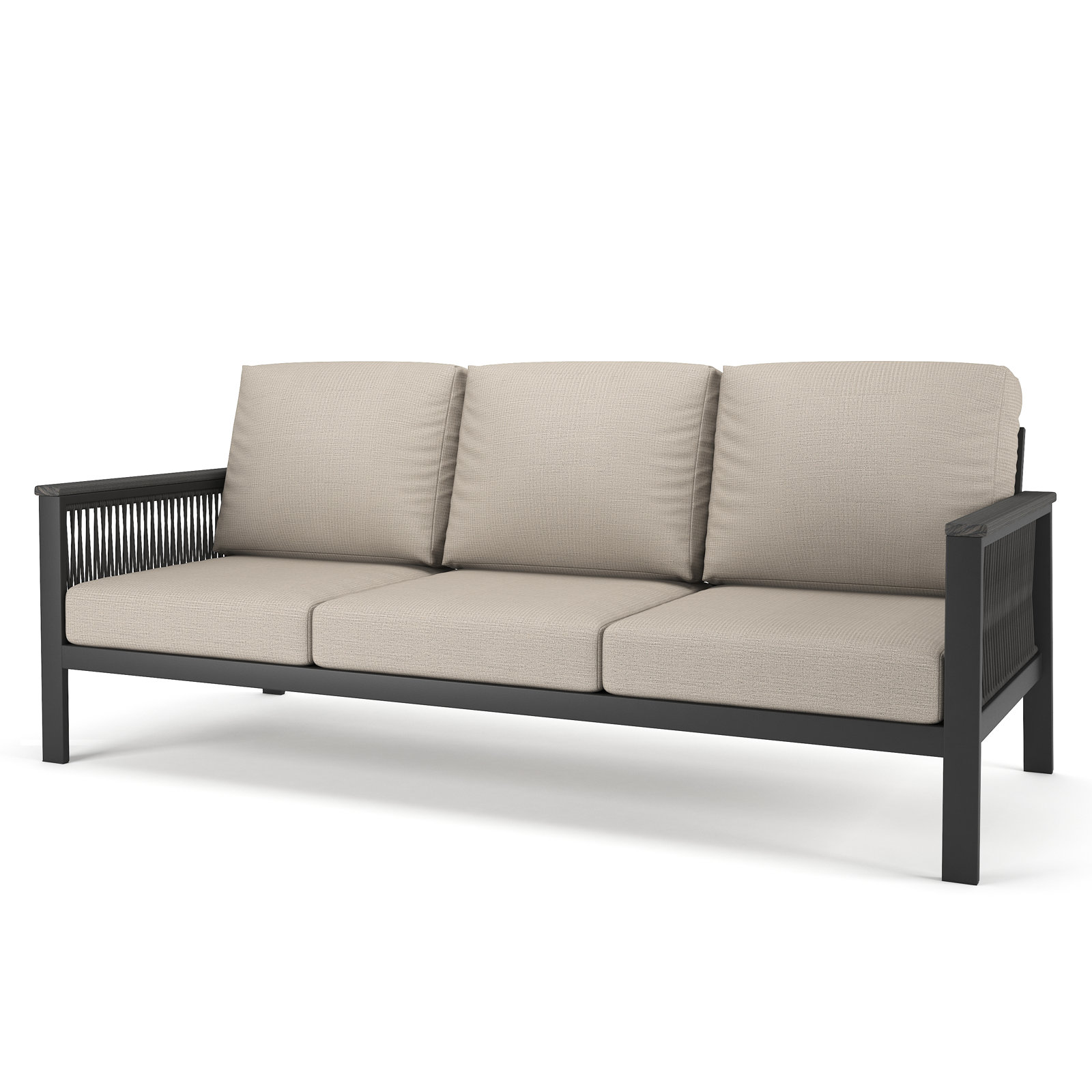 Townsend 80" Sunbrella® Patio Sofa, Cast Silver Sunbrella®