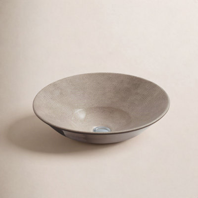 Conical Bell Oval Vessel Bathroom Sink