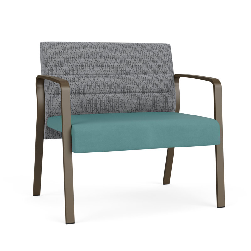 Chaise bariatique Waterfall, Bronze, Vinyle gris anthracite Patriot Plus