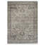 Tapis gris foncé et rose foncé tissé à la main 5 pi x 7 pi avec frange