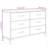 Jeronn Solid Wood 43.3'' W 6 - Drawer Dresser-1781468397
