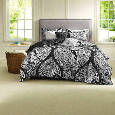 Premium Bedding Sets, King Cal King Cotton Sateen Damask For Home
