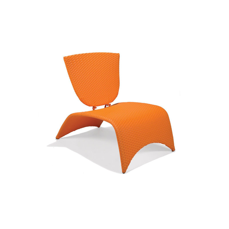 Malibu Nest Lounge Chair with Folding Back, Orange