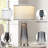 Taifa Glass Table Lamp with Nightlight and USB Charging Ports AC Outlet-371395308