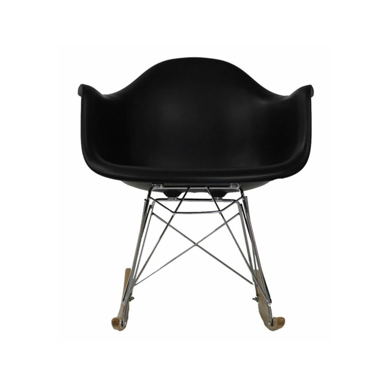 Chaise berçante Wilhoit, Noir