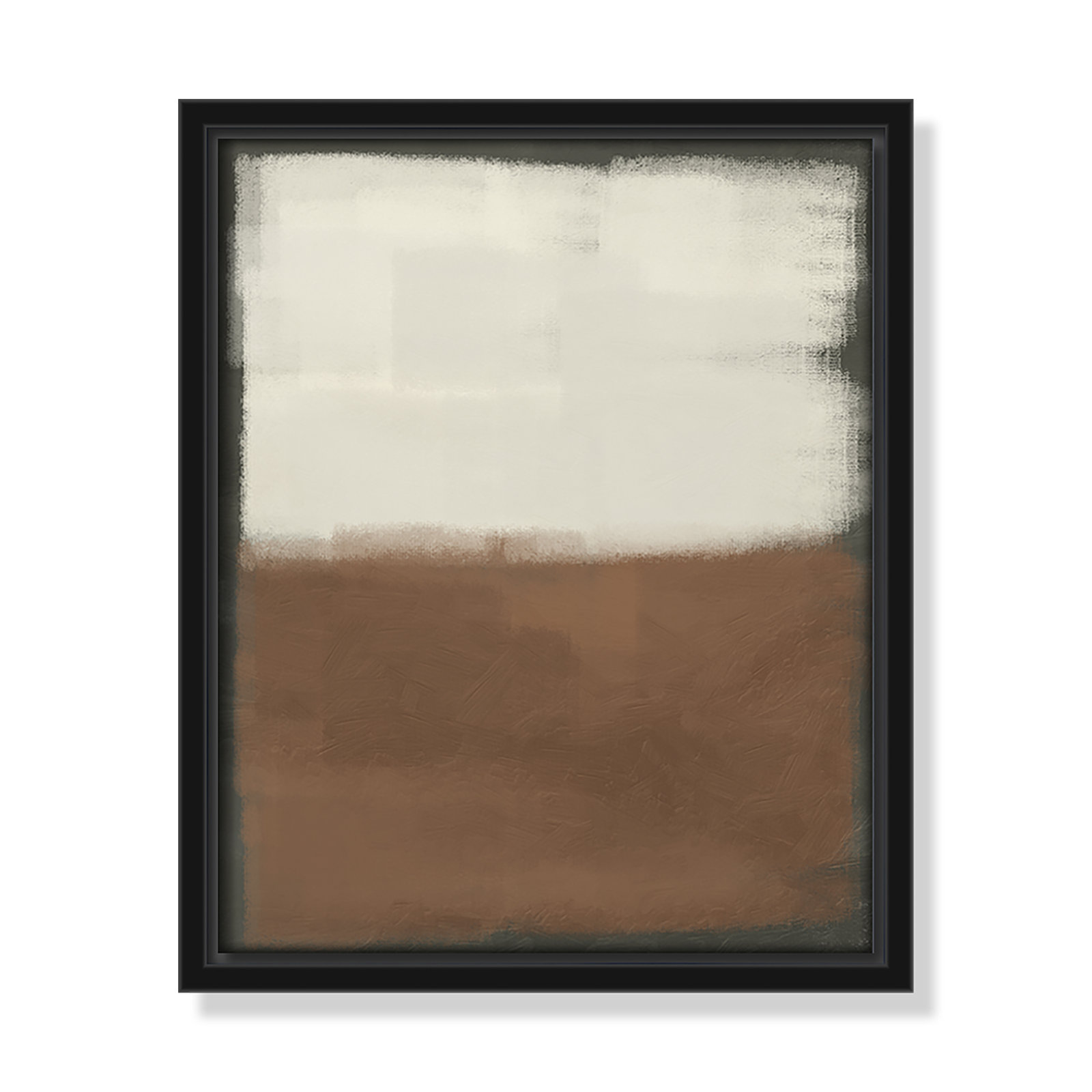 Coronado "Alabaster Burst 2" Painting, 11.5" H x 9.5" W x 2" D, Black 