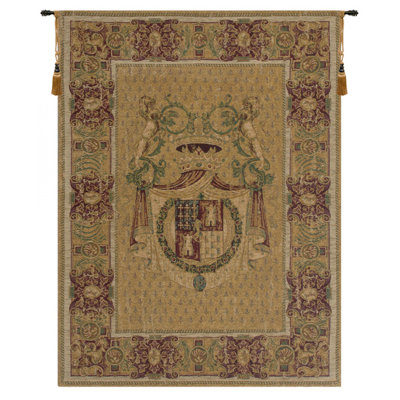 Italian Loom Woven Cotton Blend Wall Hanging