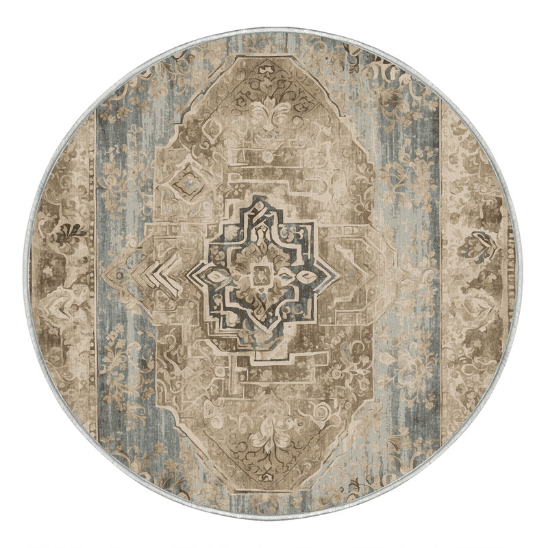 Ornate Horizon Rug, Round 8'