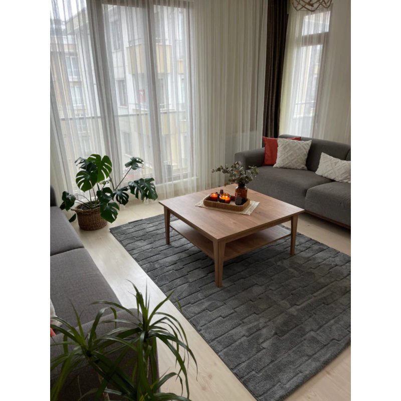 Tapis en coton Natasza, Rectangle 5 pi x 8 pi 3 po