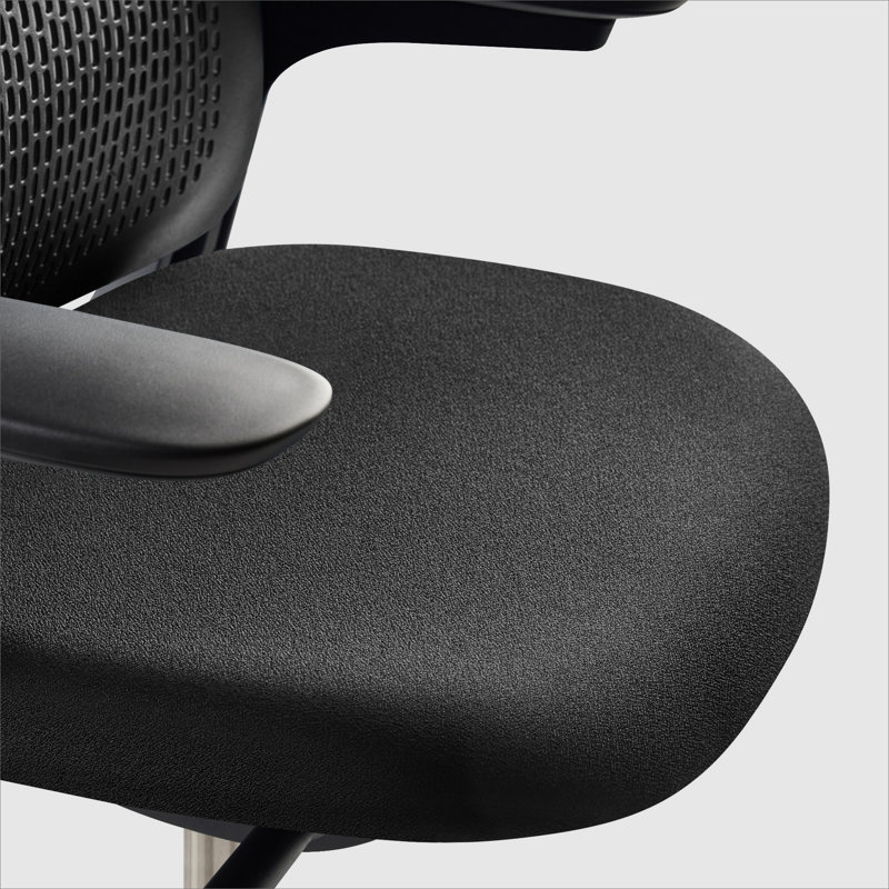 Haworth Breck Office Chair, Coal, Black