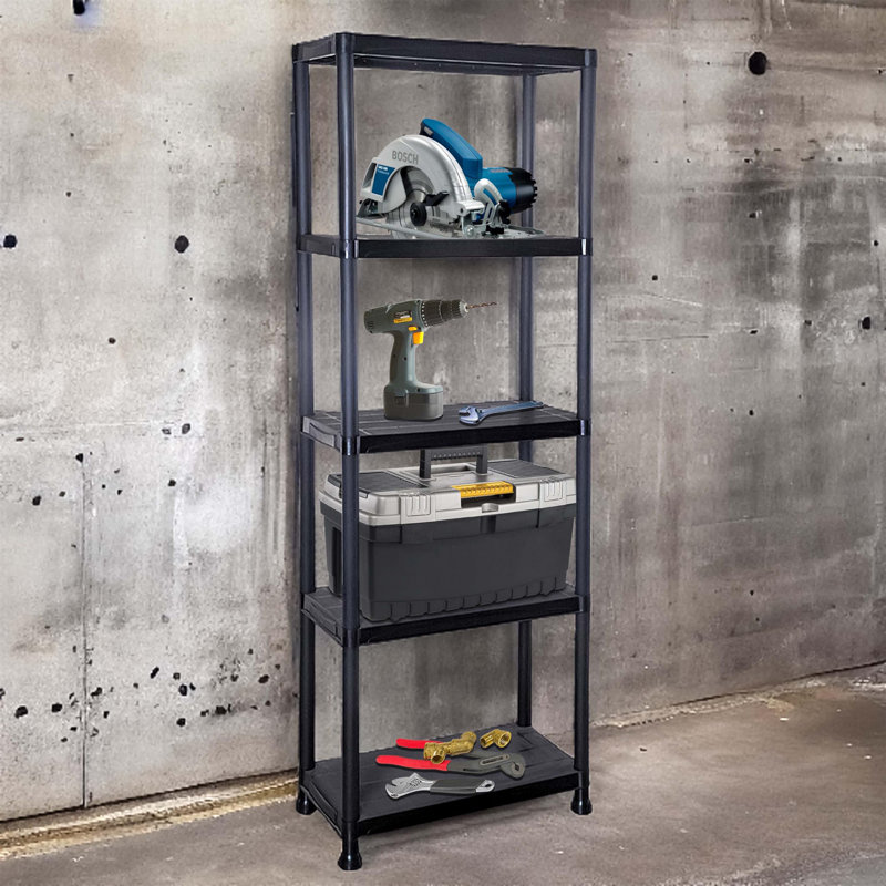 60cm W Plastic Shelving Unit