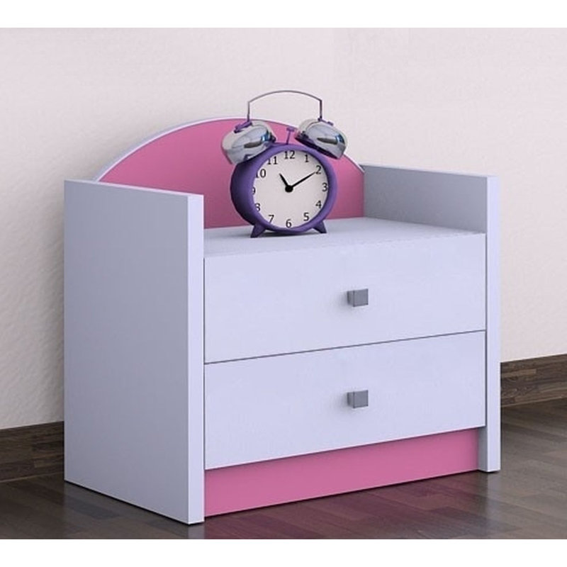 Emilio Nightstand, Pink