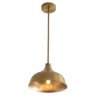 Aneiro 1 - Light Brass Dome Pendant