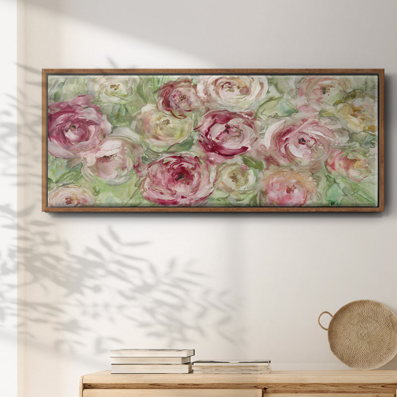Climbing Rose- Framed Canvas
