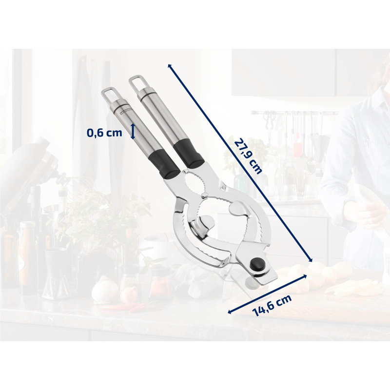 LEIFHEIT Stainless Steel (18/10) Manual Jar Opener