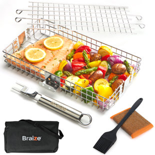 Panier de barbecue réglable