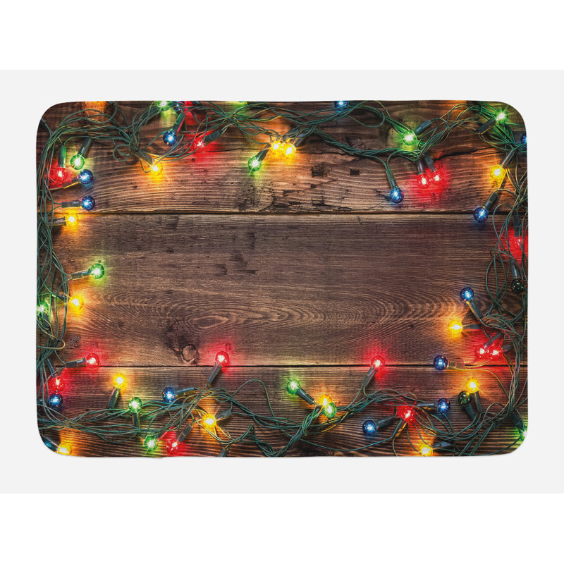 Au tapis de bain de campagne Christmas