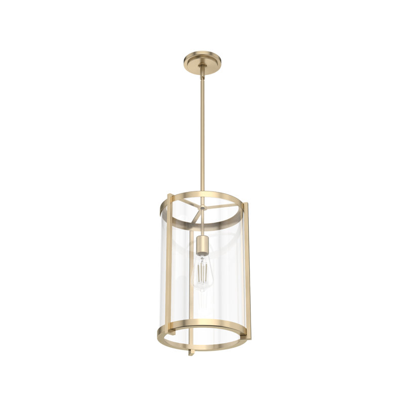 Astwood 1 Light Cylinder Pendant, Gold