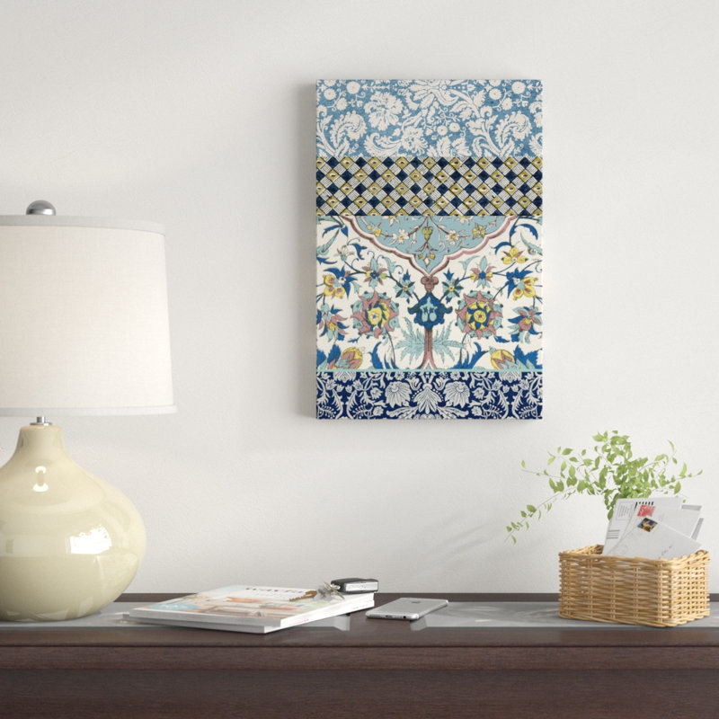 'Bohemian Tapestry IV' - Painting Print, 46cm H x 30cm W, Wrapped Canvas