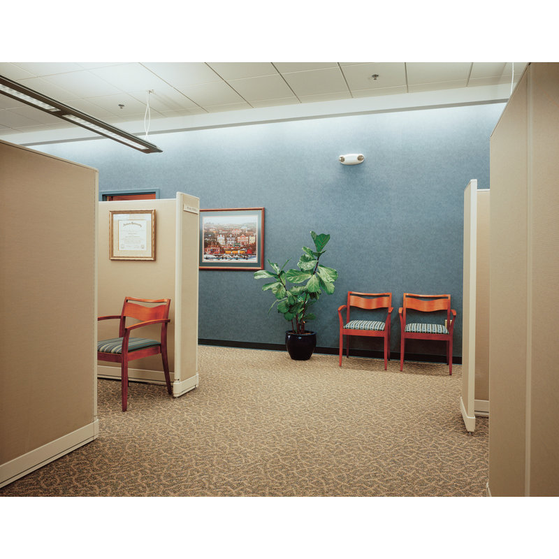 Off White Hardwired Dual Lamp LED Emergency Light
