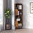 Cidalina Corner Bookcase Bookshelf Storage Cabinet Bamboo Display Shelf