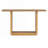 Wood Console Table with Curved Corners ,Shelf-205550722