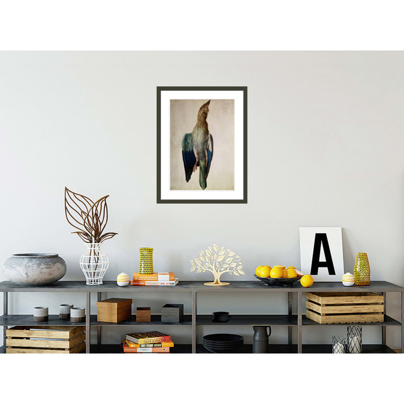 «Blue Crow» par Albrecht Dürer, impression giclée sur cadre, H 29,5 po x l 22,77 po