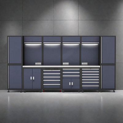 Workshop garage complete storage system set