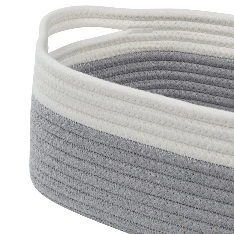 3 Pack Cotton Rope Baskets For Organizing Storage Baskets Shelves  Basket Small Cube Storage Bin Woven Baskets For Key, Toy Basket Decor