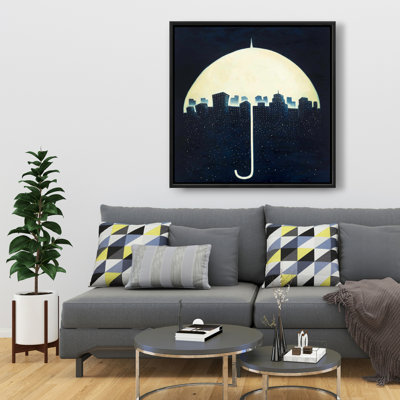 " A City Under A Umbrellas "