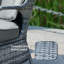 Glenna Patio Rattan Aluminum Dining Side Chair with Cushion Set of 2-848040988