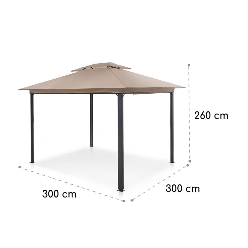 0.18m x 0.33m Polyethylene Gazebo