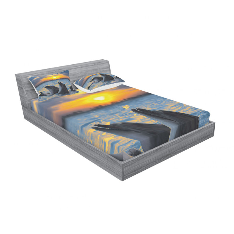 Ensemble de draps hémisphériques pour le flacon, Ensemble de draps pour lit double avec un drap-hou