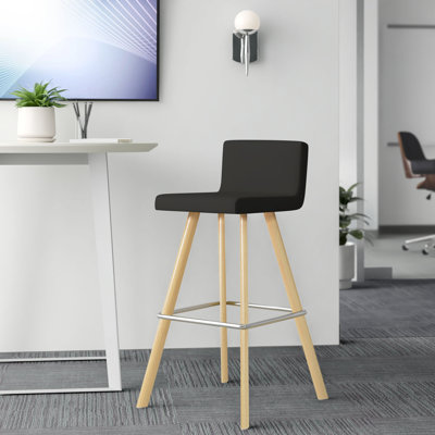 Gladwell Upholstered Counter Stool with Metal Frame