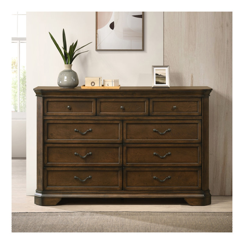 Commode 9 tiroirs Maderne